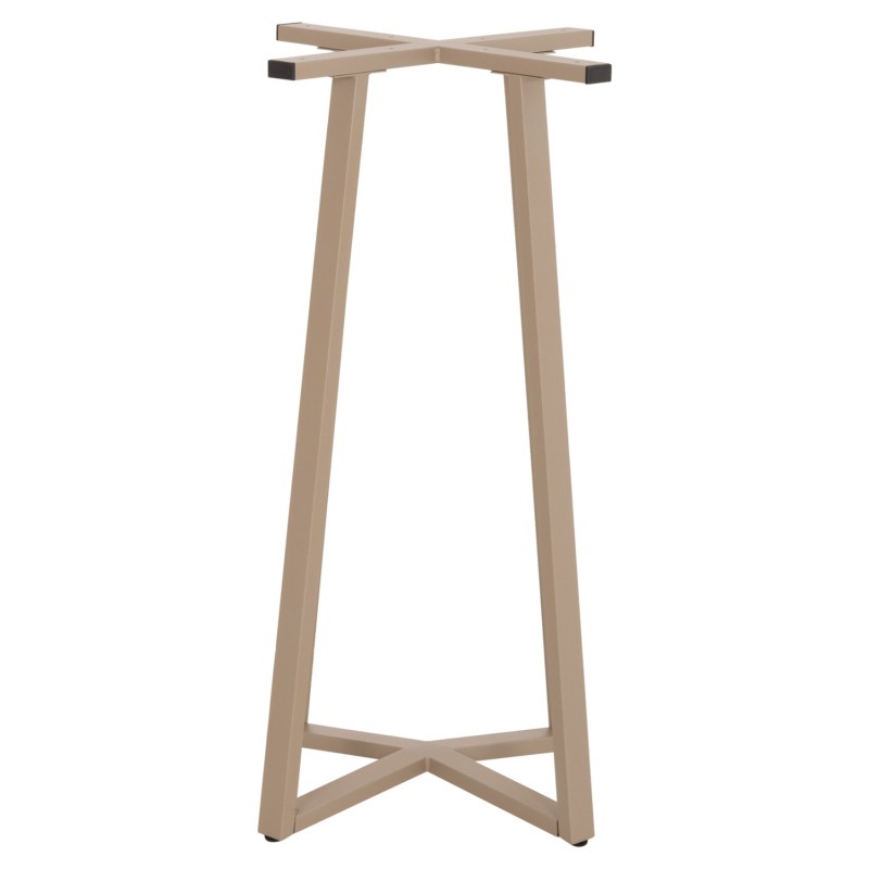 ΒΑΣΗ ΤΡΑΠΕΖΙΟΥ ΜΠΑΡ ΜΕΣΑΙΟΥ ΥΨΟΥΣ HM477.25 ΜΕΤΑΛΛΟ ΚΑΠΟΥΤΣΙΝΟ 50x50x89Υεκ.