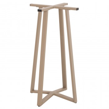 ΒΑΣΗ ΤΡΑΠΕΖΙΟΥ ΜΠΑΡ ΜΕΣΑΙΟΥ ΥΨΟΥΣ HM477.25 ΜΕΤΑΛΛΟ ΚΑΠΟΥΤΣΙΝΟ 50x50x89Υεκ.