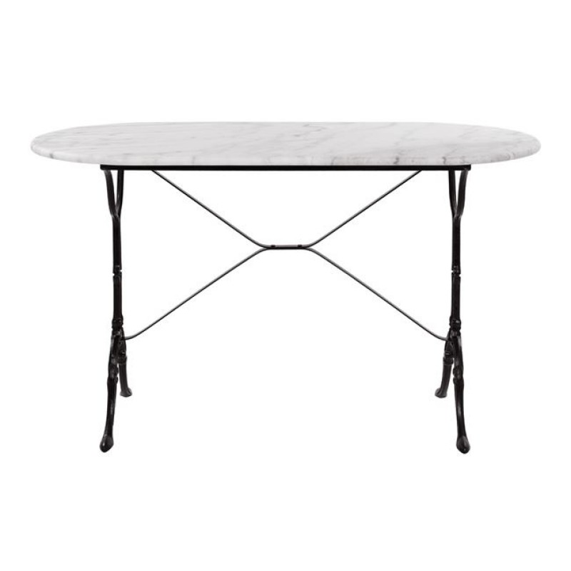 ΤΡΑΠΕΖΙ DELILAH ΜΕ ΒΑΣΗ ΑΠΟ ΜΑΝΤΕΜΙ HM440 ΜΕ ΜΑΡΜΑΡΟ ΟΒΑΛ 120Χ59X72