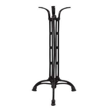 ΒΑΣΗ BAR ΑΠΟ ΜΑΝΤΕΜΙ HM446 3ΝΥΧΗ ΣΕ ΜΑΥΡΟ ΧΡΩΜΑ 50X50X105