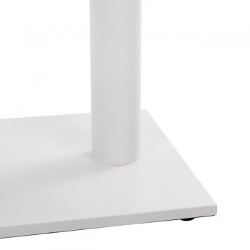 ΒΑΣΗ ΜΕΤΑΛΛΙΚΗ ΔΙΠΛΗ ΛΕΥΚΗ ΜΑΤ 80Χ40Χ72Υεκ. ΜΕ ΡΕΓΟΥΛΑΤΟΡΟΥΣ HM435.12