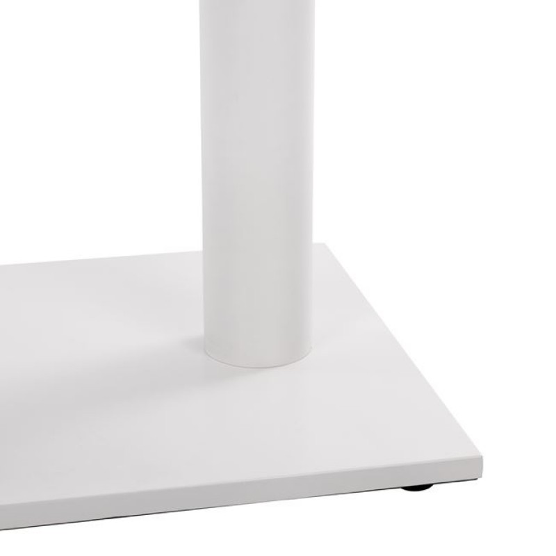 ΒΑΣΗ ΜΕΤΑΛΛΙΚΗ ΔΙΠΛΗ ΛΕΥΚΗ ΜΑΤ 80Χ40Χ72Υεκ. ΜΕ ΡΕΓΟΥΛΑΤΟΡΟΥΣ HM435.12