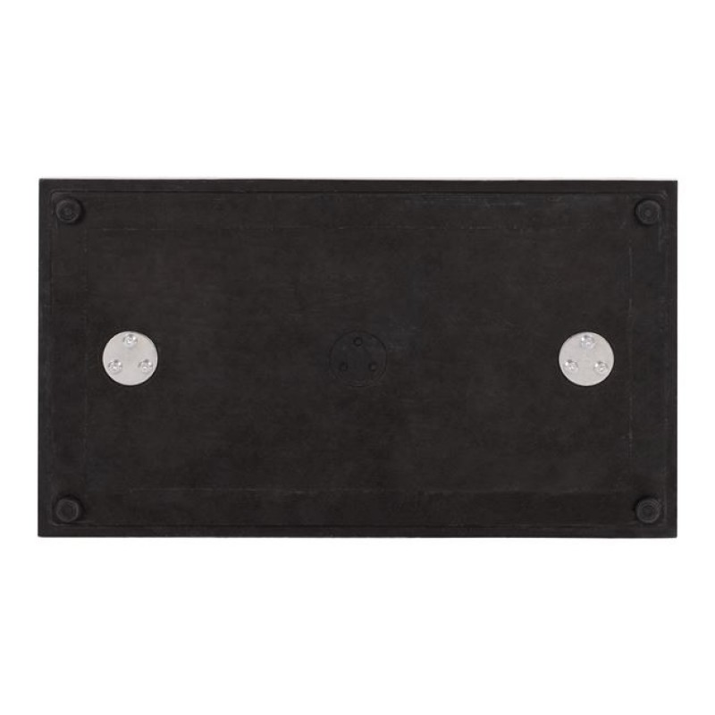 ΒΑΣΗ ΜΕΤΑΛΛΙΚΗ ΔΙΠΛΗ ΛΕΥΚΗ ΜΑΤ 80Χ40Χ72Υεκ. ΜΕ ΡΕΓΟΥΛΑΤΟΡΟΥΣ HM435.12