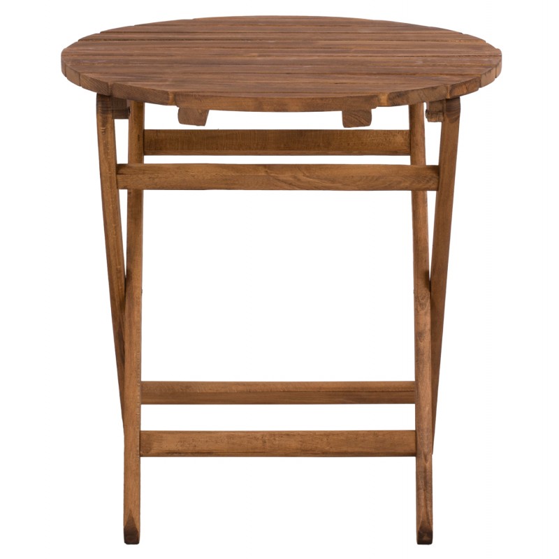 ΤΡΑΠΕΖΙ ΣΚΗΝΟΘΕΤH ΛΗΜΝΟΣ Φ70Χ76Υ ΜΑΣΙΦ ΟΞΙΑ ΕΜΠOΤΙΣΜΟΣ ΚΑΡΥΔΙ HM5654.01