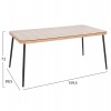 ΣΕΤ ΤΡΑΠΕΖΑΡΙΑΣ 7ΤΜΧ ALLEGRA HM10495 WICKER ΜΠΕΖ-ΜΕΤΑΛΛΟ ΜΑΥΡΟ