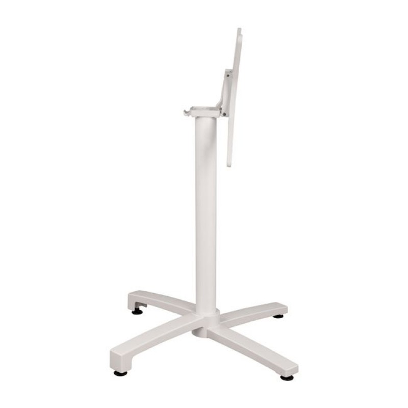 ΒΑΣΗ ΑΛΟΥΜΙΝΙΟΥ HM459.02 ΛΕΥΚΟ ΜΑΤ 69Χ69Χ73Υεκ. ΜΕ ΕΠΙΦΑΝΕΙΑ 48Χ48εκ.