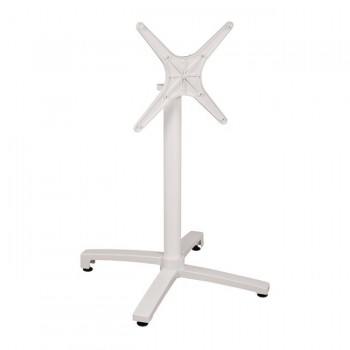 ΒΑΣΗ ΑΛΟΥΜΙΝΙΟΥ HM459.02 ΛΕΥΚΟ ΜΑΤ 69Χ69Χ73Υεκ. ΜΕ ΕΠΙΦΑΝΕΙΑ 48Χ48εκ.