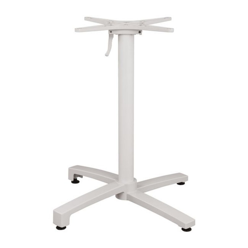 ΒΑΣΗ ΑΛΟΥΜΙΝΙΟΥ HM459.02 ΛΕΥΚΟ ΜΑΤ 69Χ69Χ73Υεκ. ΜΕ ΕΠΙΦΑΝΕΙΑ 48Χ48εκ.