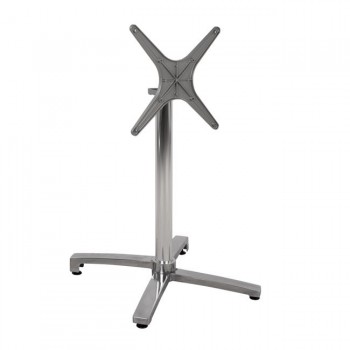 ΒΑΣΗ ΑΛΟΥΜΙΝΙΟΥ ΠΤΥΣΣΟΜΕΝΗ ΧΡΩΜΙΟΥ 69Χ69Χ73Υεκ. ΜΕ ΣΤΑΥΡΟ 48Χ48εκ.HM459.03