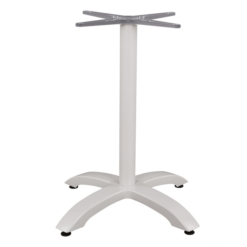 ΒΑΣΗ ΑΛΟΥΜΙΝΙΟΥ HM460.02 ΛΕΥΚΗ ΜΑΤ 66Χ66Χ72Υεκ. ΜΕ ΣΤΑΥΡΟ 48Χ48εκ.