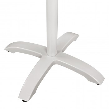 ΒΑΣΗ ΑΛΟΥΜΙΝΙΟΥ HM460.02 ΛΕΥΚΗ ΜΑΤ 66Χ66Χ72Υεκ. ΜΕ ΣΤΑΥΡΟ 48Χ48εκ.