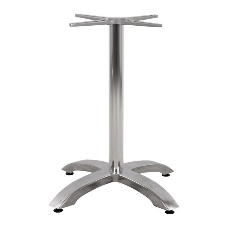 ΒΑΣΗ ΑΛΟΥΜΙΝΙΟΥ HM460.03 ΧΡΩΜΙΟΥ 66Χ66Χ72Υεκ. ΜΕ ΣΤΑΥΡΟ 48Χ48εκ.