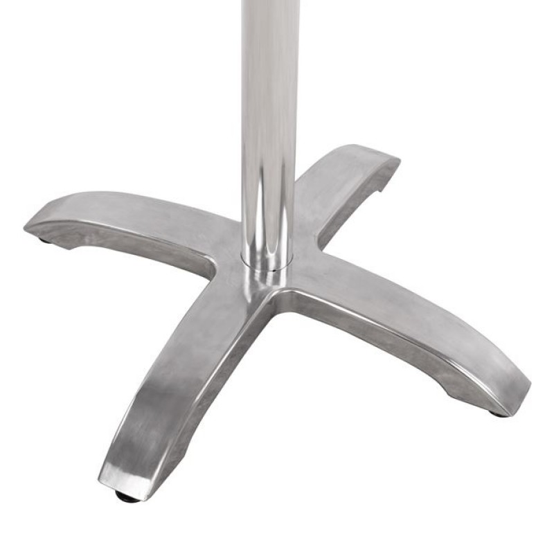 ΒΑΣΗ ΑΛΟΥΜΙΝΙΟΥ HM460.03 ΧΡΩΜΙΟΥ 66Χ66Χ72Υεκ. ΜΕ ΣΤΑΥΡΟ 48Χ48εκ.