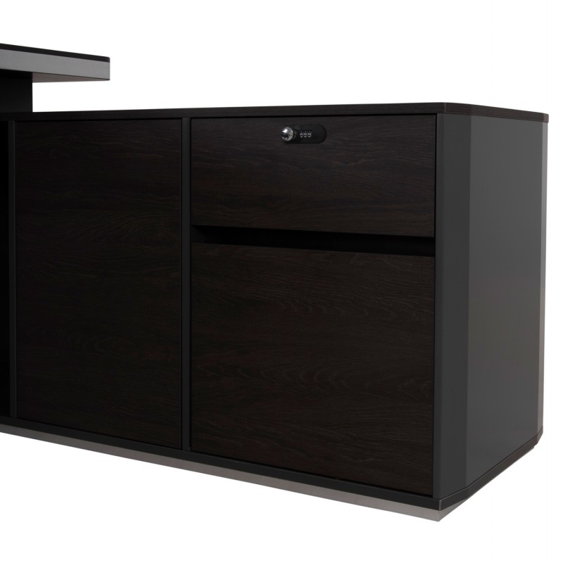 ΓΡΑΦΕΙΟ ΕΠΑΓΓΕΛΜΑΤΙΚΟ ΔΕΞΙΑ ΓΩΝΙΑ ROSEWOOD HM2083R 220X180X76Υ εκ.