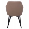ΠΟΛΥΘΡΟΝΑΚΙ CHARLES HM8522.07 ΜΕ ΥΦΑΣΜΑ ΜΠΕΖ & PU ΜΠΕΖ 57x63x83Υ εκ.