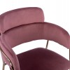 ΠΟΛΥΘΡΟΝΑΚΙ KELSO HM8521.02 ΒΕΛΟΥΔΟ ΣΑΠΙΟ ΜΗΛΟ & ΕΠΙΧΡΥΣΟ ΠΟΔΙ 52,5x52x80Υ εκ.