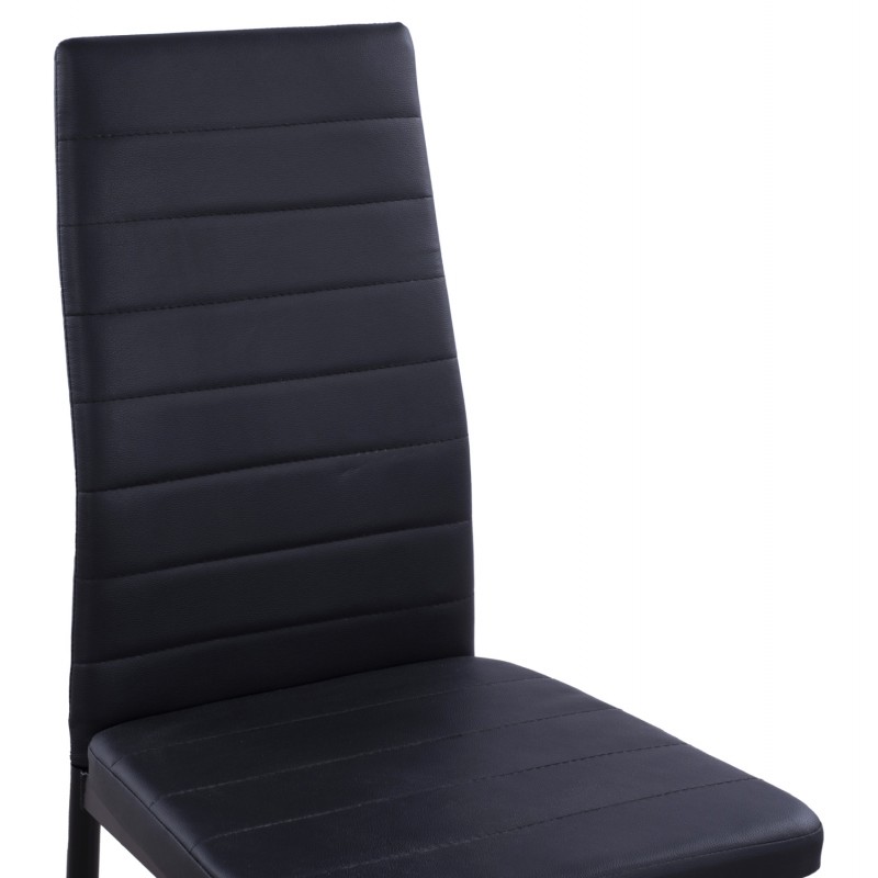 ΚΑΡΕΚΛΑ ΜΕΤΑΛΛΙΚΗ LADY HM0037.12 ΜΑΥΡΟ PU ΜΕΤΑΛΛΙΚΟ ΣΚΕΛΕΤΟ K/D 40x48x95 εκ.