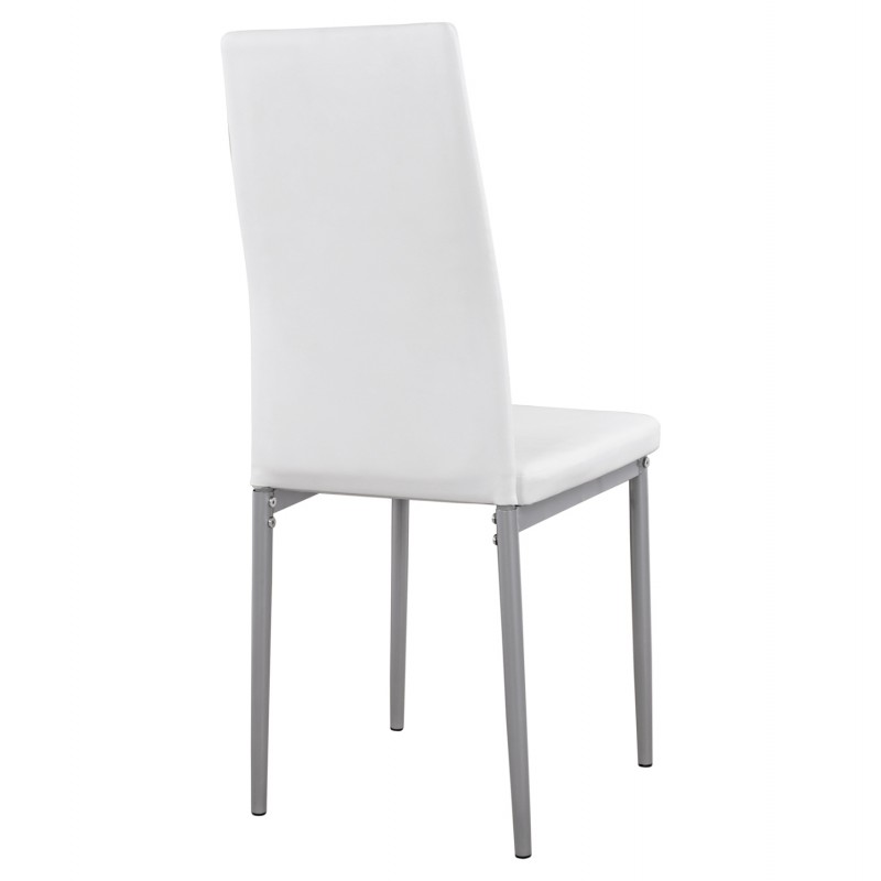 ΚΑΡΕΚΛΑ ΜΕΤΑΛΛΙΚΗ LADY HM0037.11 ΛΕΥΚΟ PU ΜΕΤΑΛΛΙΚΟ ΣΚΕΛΕΤΟ K/D 40x48x95Y εκ.