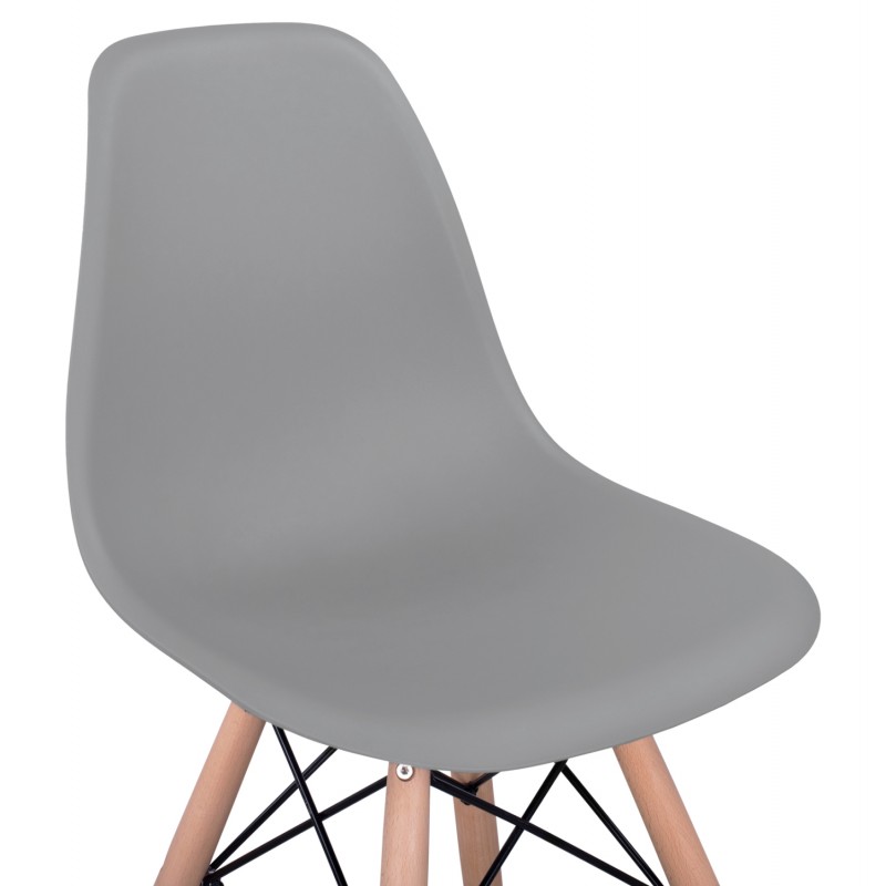 ΣΚΑΜΠΟ ΜΠΑΡ RENATA HM0173.10 ΓΚΡΙ 58x56x107Υ εκ.