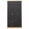 ΝΤΟΥΛΑΠΑ 3ΦΥΛΛΗ ME 2 ΣΥΡΤΑΡΙΑ CAESAR HM340.04 SONAMA ΜΕ ΓΚΡΙ 89x42,5Χ181εκ.