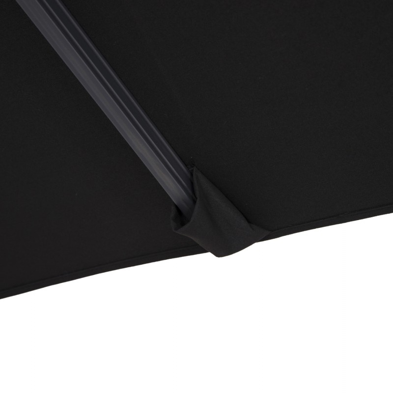 ΟΜΠΡΕΛΑ SHADER HM6025.03 ALU ΕΠΑΓΓΕΛΜΑΤΙΚΗ ΚΡΕΜΑΣΤΗ 3X3 360 ΜΟΙΡΩΝ ME ΜΑΥΡΟ ΑΚΡΥΛΙΚΟ ΠΑΝΙ