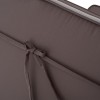 ΜΑΞΙΛΑΡΙ ΞΑΠΛΩΣΤΡΑΣ POLYESTER CHIOS ΓΚΡΙ HM11236.10P 196(117+1+78)x58x9εκ.