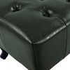 ΤΑΜΠΟΥΡΕ ΥΠΟΠΟΔΙΟ T.CHESTERFIELD EMMA HM226.08 PU ΚΥΠΑΡΙΣΣΙ-ΜΑΥΡΑ ΠΟΔΙΑ 80x45x39Yεκ.