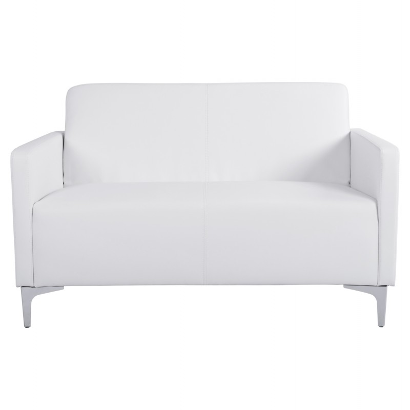 ΚΑΝΑΠΕΣ 2ΘΕΣΙΟΣ NELLIE HM3159.22 ΜΕ ΛΕΥΚΟ PU 113x71x71Υ εκ.