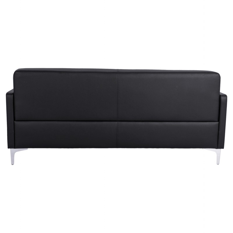 ΚΑΝΑΠΕΣ 3ΘΕΣΙΟΣ NELLIE HM3159.31 ΜΕ ΜΑΥΡΟ PU 163x71x71Υ εκ.