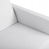 ΚΑΝΑΠΕΣ 3ΘΕΣΙΟΣ NELLIE HM3159.32 ΜΕ ΛΕΥΚΟ PU 163x71x71Υ εκ.