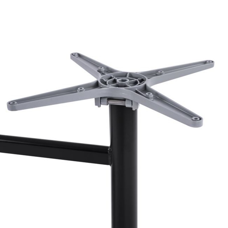 ΒΑΣΗ ΑΛΟΥΜΙΝΙΟΥ ΔΙΣΤΗΛΗ HM468.01 ΜΑΥΡΟ ΜΑΤ 78X59,5X73Υ εκ.