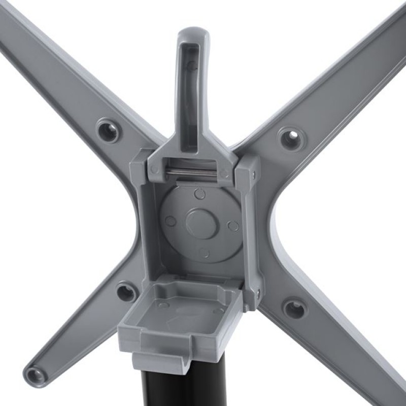 ΒΑΣΗ ΑΛΟΥΜΙΝΙΟΥ ΔΙΣΤΗΛΗ HM468.01 ΜΑΥΡΟ ΜΑΤ 78X59,5X73Υ εκ.