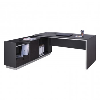 ΓΡΑΦΕΙΟ ΕΠΑΓΓΕΛΜΑΤΙΚΟ ΑΡΙΣΤΕΡΗ ΓΩΝΙΑ ROSEWOOD HM2112L 200X160X76Υ εκ.