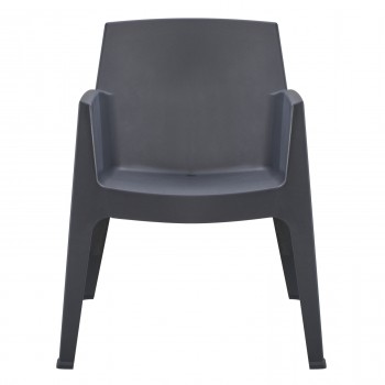 ΠΟΛΥΘΡΟΝΑ ΠΟΛΥΠΡΟΠΥΛΕΝΙΟΥ SLEEK HM6370.10 ΓΚΡΙ 57x56x82,5Υεκ.