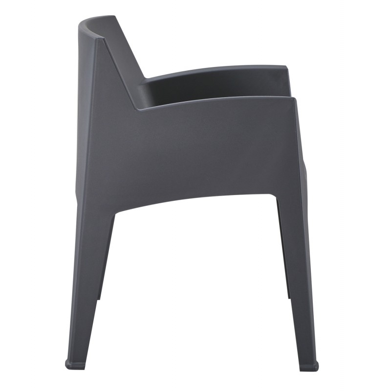 ΠΟΛΥΘΡΟΝΑ ΠΟΛΥΠΡΟΠΥΛΕΝΙΟΥ SLEEK HM6370.10 ΓΚΡΙ 57x56x82,5Υεκ.