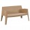 ΚΑΝΑΠΕΣ 2-ΘΕΣΙΟΣ ΠΟΛΥΠΡΟΠΥΛΕΝΙΟΥ SLEEK HM6366.03 ΧΡΩΜΑ ΚΑΠΟΥΤΣΙΝΟ 118x48,5x73Υεκ.