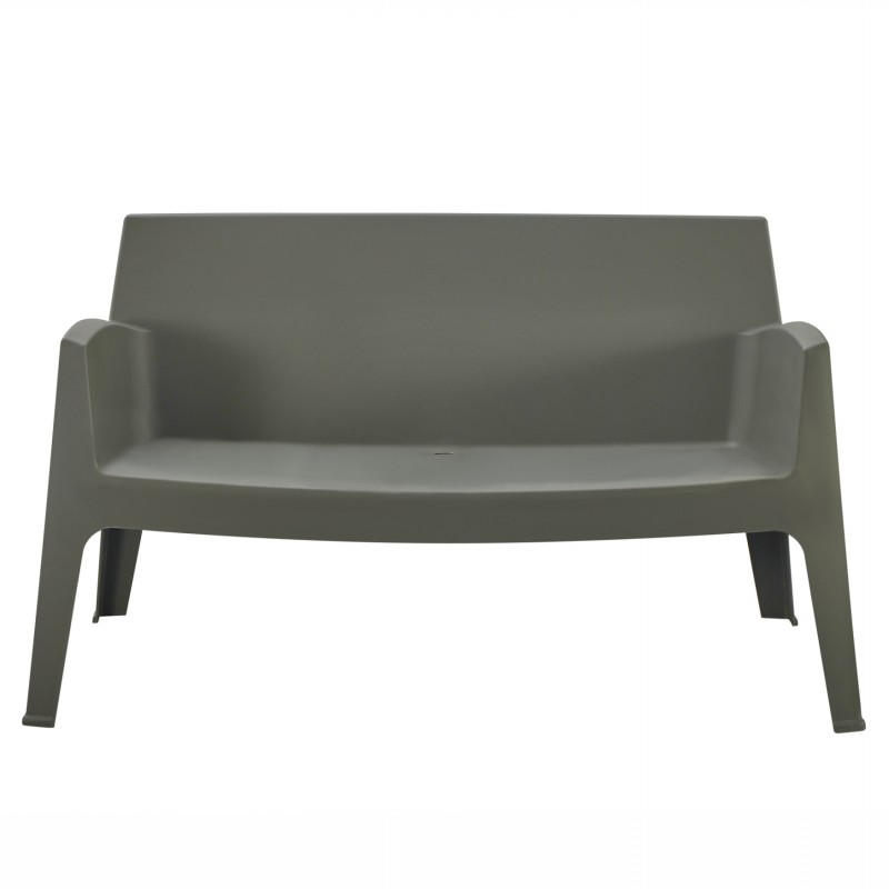 ΚΑΝΑΠΕΣ 2-ΘΕΣΙΟΣ ΠΟΛΥΠΡΟΠΥΛΕΝΙΟΥ SLEEK HM6366.05 ΧΡΩΜΑ DARK OLIVE 118x48,5x73Υεκ.
