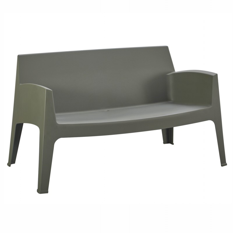 ΚΑΝΑΠΕΣ 2-ΘΕΣΙΟΣ ΠΟΛΥΠΡΟΠΥΛΕΝΙΟΥ SLEEK HM6366.05 ΧΡΩΜΑ DARK OLIVE 118x48,5x73Υεκ.