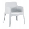 ΠΟΛΥΘΡΟΝΑ ΠΟΛΥΠΡΟΠΥΛΕΝΙΟΥ SLEEK HM6370.01 ΛΕΥΚΗ 57x56x82,5Υεκ.