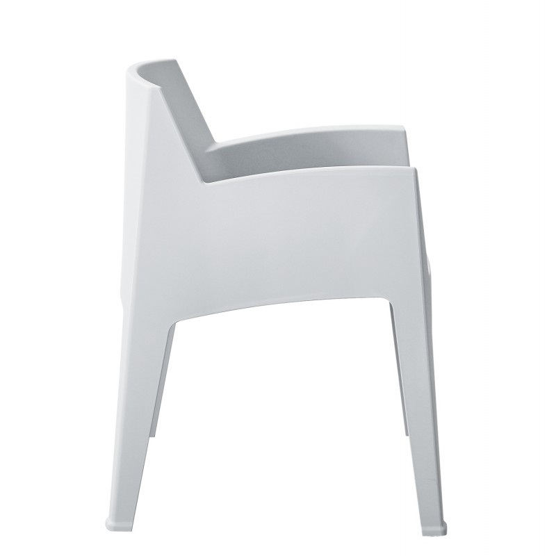 ΠΟΛΥΘΡΟΝΑ ΠΟΛΥΠΡΟΠΥΛΕΝΙΟΥ SLEEK HM6370.01 ΛΕΥΚΗ 57x56x82,5Υεκ.