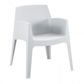 ΠΟΛΥΘΡΟΝΑ ΠΟΛΥΠΡΟΠΥΛΕΝΙΟΥ SLEEK HM6370.01 ΛΕΥΚΗ 57x56x82,5Υεκ.