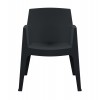 ΠΟΛΥΘΡΟΝΑ ΠΟΛΥΠΡΟΠΥΛΕΝΙΟΥ SLEEK HM6370.02 ΜΑΥΡΗ 57x56x82,5Υεκ.