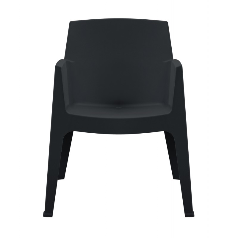 ΠΟΛΥΘΡΟΝΑ ΠΟΛΥΠΡΟΠΥΛΕΝΙΟΥ SLEEK HM6370.02 ΜΑΥΡΗ 57x56x82,5Υεκ.