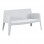 ΚΑΝΑΠΕΣ 2-ΘΕΣΙΟΣ ΠΟΛΥΠΡΟΠΥΛΕΝΙΟΥ SLEEK HM6366.01 ΧΡΩΜΑ ΛΕΥΚΟ 118x48,5x73Υεκ.