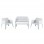 ΣΕΤ ΣΑΛΟΝΙ ΕΞ.ΧΩΡΟΥ 4ΤΜΧ SLEEK HM21268.01 ΛΕΥΚΟ ΠΟΛΥΠΡΟΠΥΛΕΝΙΟ