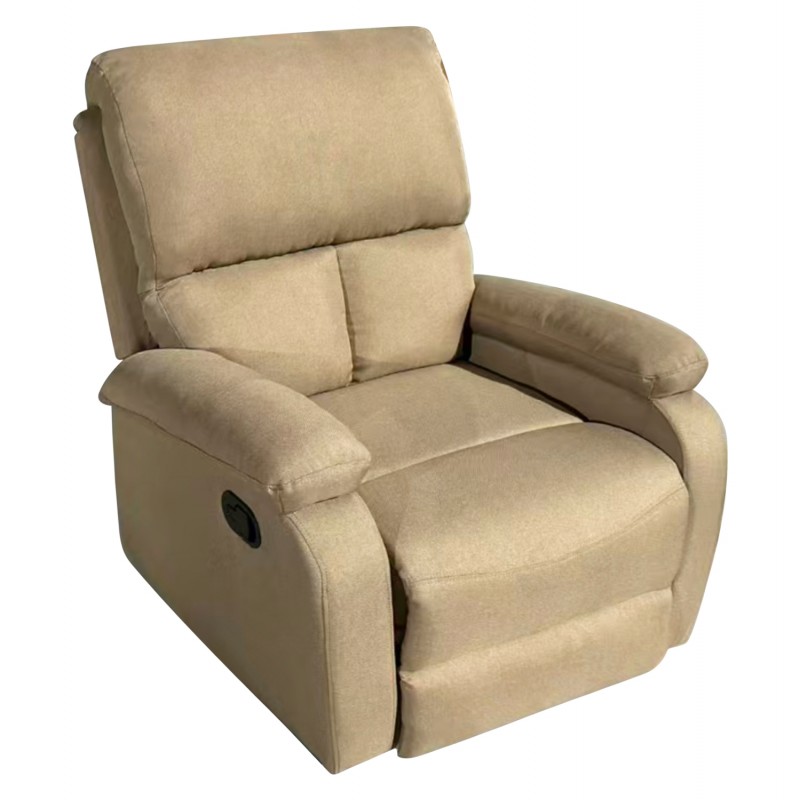 ΠΟΛΥΘΡΟΝΑ RELAX DIONI HM3296.03 ΜΠΕΖ ΥΦΑΣΜΑ 81x94x97Υεκ.
