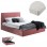 ΚΡΕΒΑΤΙ ΔΙΠΛΟ & ΣΤΡΩΜΑ ALLIE HM21273.02 ΣΑΠΙΟ ΜΗΛΟ ΒΕΛΟΥΔΟ ΜΕ ΑΠΟΘ.ΧΩΡΟ--ΓΙΑ 160x200εκ