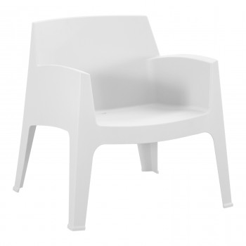 ΠΟΛΥΘΡΟΝΑ ΠΟΛΥΠΡΟΠΥΛΕΝΙΟΥ LOUNGE SLEEK HM6365.01 ΛΕΥΚΟ 62,5x48,5x73Υεκ.