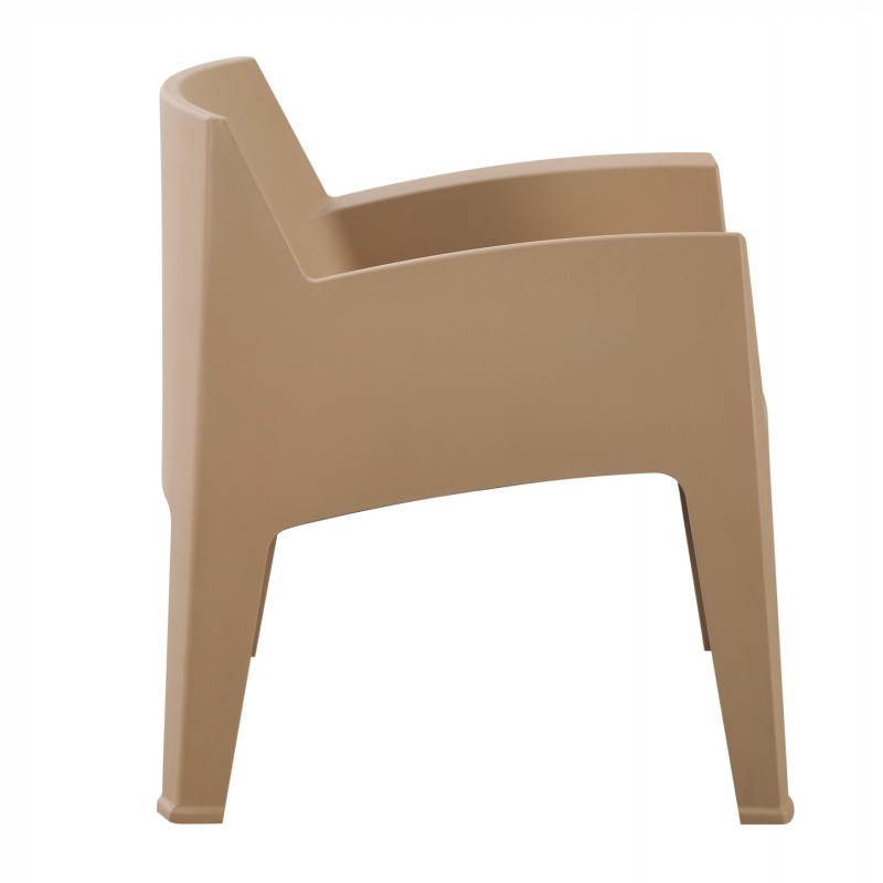 ΠΟΛΥΘΡΟΝΑ ΠΟΛΥΠΡΟΠΥΛΕΝΙΟΥ LOUNGE SLEEK HM6365.03 CAPPUCCINO 62,5x48,5x73Υεκ.