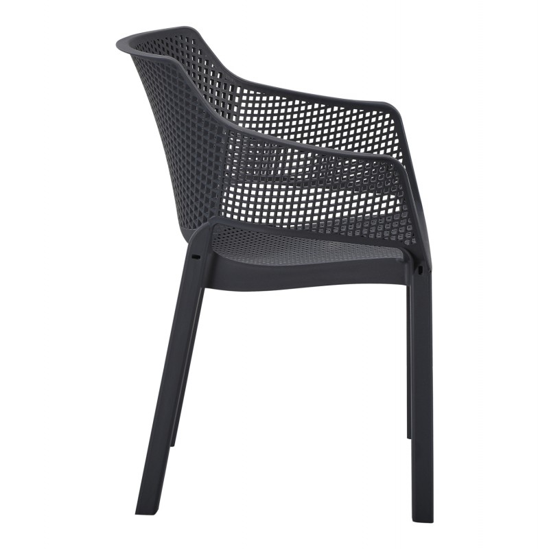 ΠΟΛΥΘΡΟΝΑ ΠΟΛΥΠΡΟΠΥΛΕΝΙΟΥ PEGGY HM6368.02 ΜΑΥΡΟ 60x55x79Υεκ
